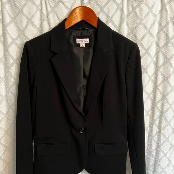Merona Jackets & Blazers - Black Blazer, Merona, Size 6, only worn a few times